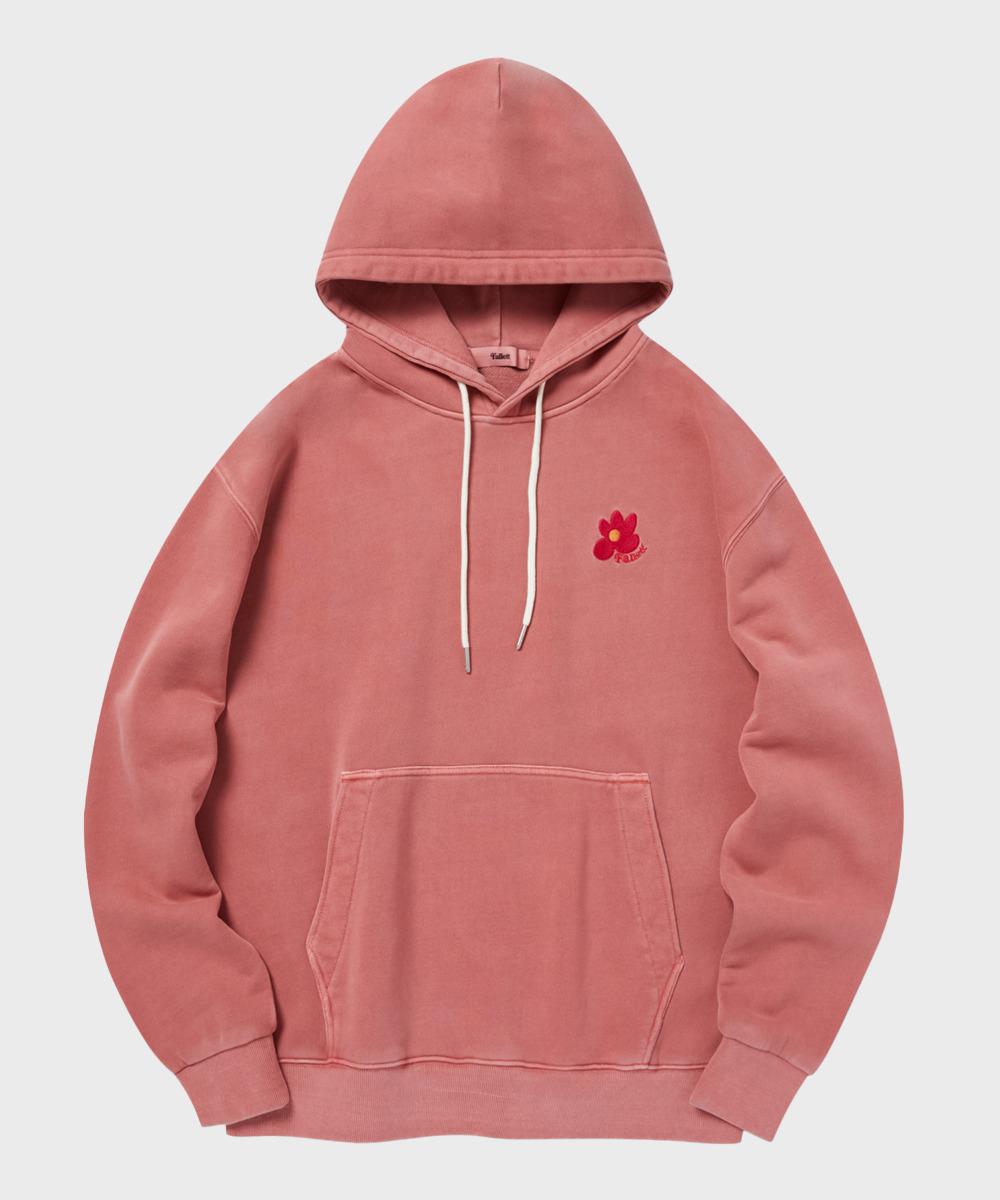 Pallet Uni Flower Logo Hoodie Pink Pink/L