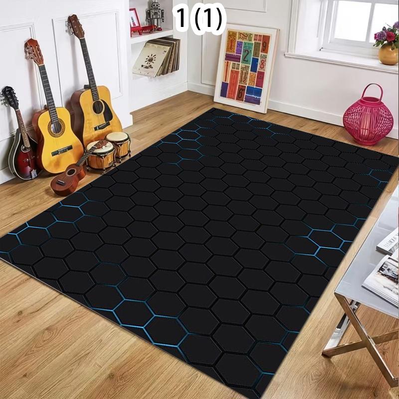 Game Room Area Rug  Soft Non-Slip Washable Carpet Floor Mat Doormat for Bedroom Playroom & Office Minimalist Home Decor
