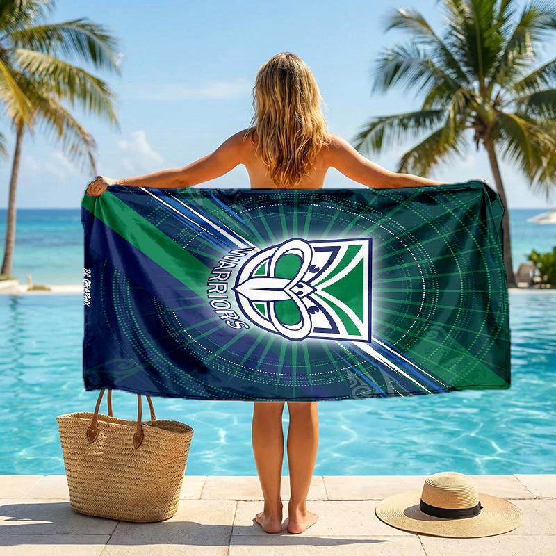Wigan Warriors Fashion Beach Towel Portable Soft Quick Dry Towel For Swimming Camping Holiday Use
