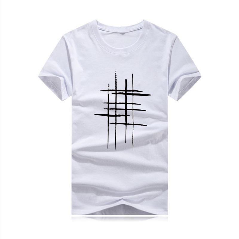 Men'S T-Shirt Short Sleeve Printed Summer Round Neck Top Trend Casual T-Shirts