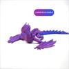 Creative Toys 3D Printed Dragon Full Body Joints Home Furnishing and Decoration Ornaments and Dazzling Colors Birthday Gifts