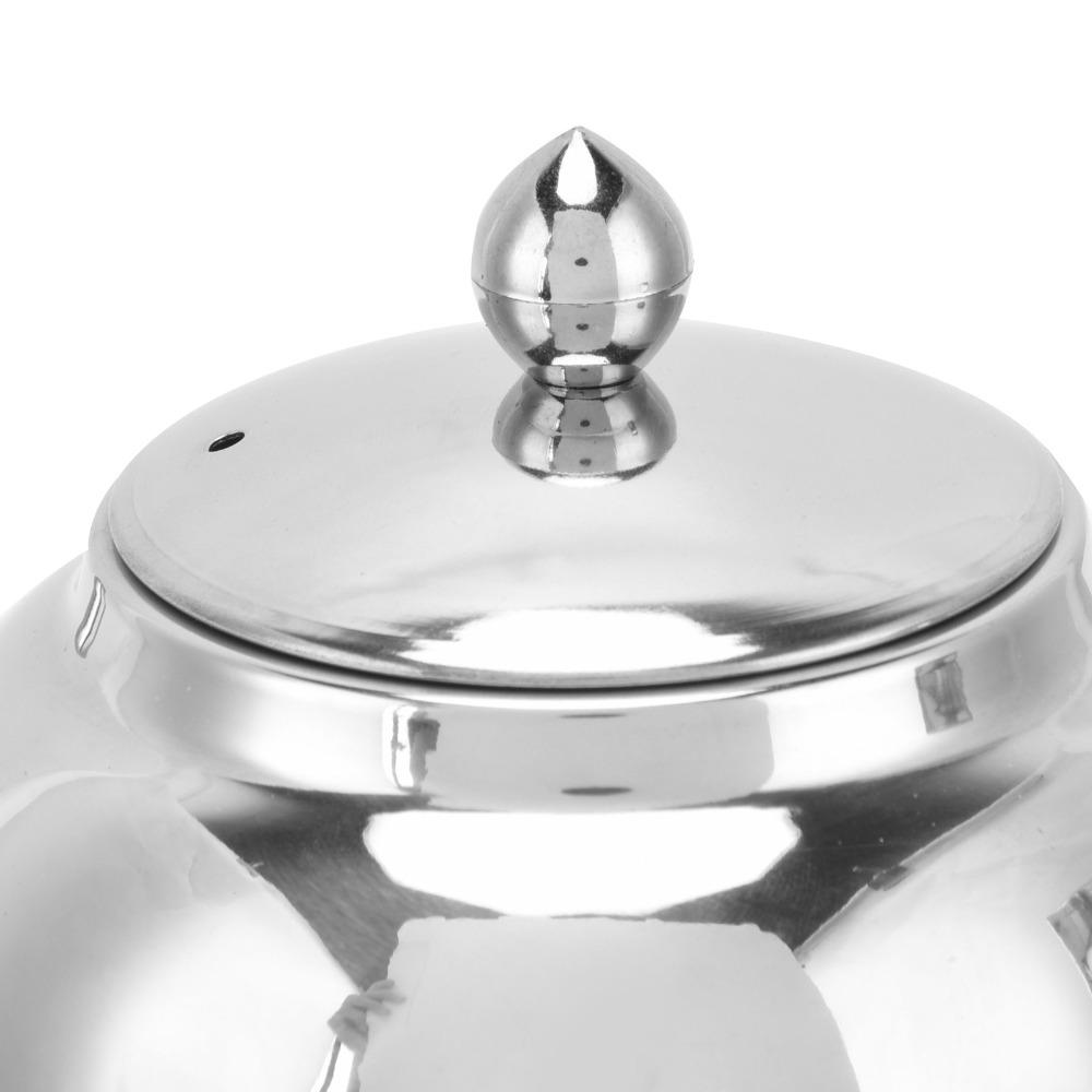 Kühlwasserkessel aus Edelstahl Farbe Silber Teekanne Kaffeekanne Filterkessel Für den Heimgebrauch