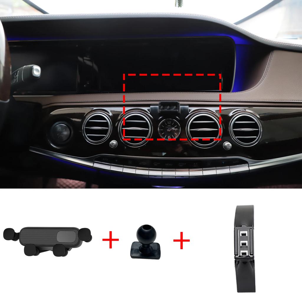 Car Mobile Phone Holder Accessories for Benz GLA X156 X247 EQA B ~2025 GPS Bracket Navigation Stand Auto