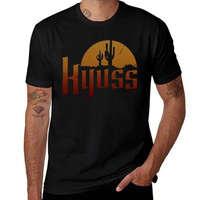 Kyuss Tričko pánské tričko bavlna 100% pánské tričko těžká bavlna trička pro muže slim fit tričko