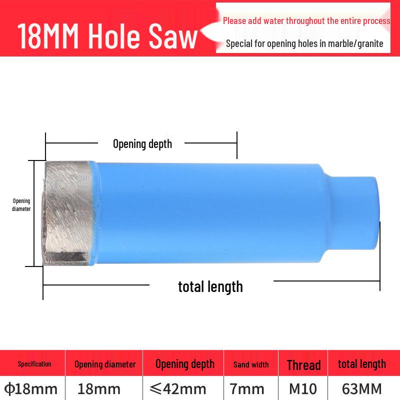 Angle Grinder Drill Bit for Marble, Glass, Tile & Granite