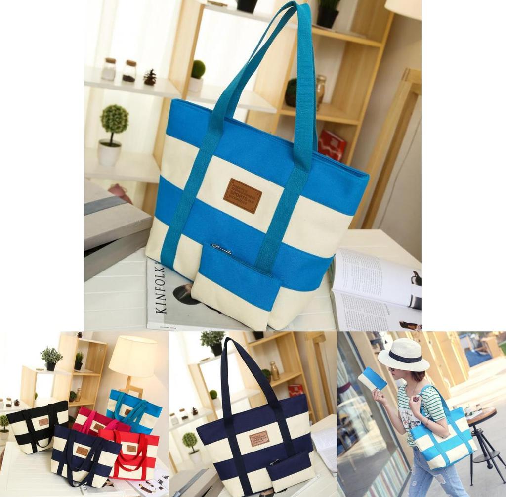 Classic And Stylish Canvas Shoulder Bag For Women With Versatile Design