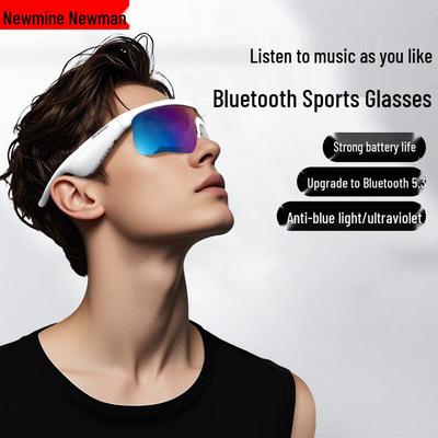 Óculos de Sol Inteligentes Bluetooth Newmine G120C para Ciclismo e Corrida