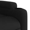 Electric Recliner Chair Black Fabric