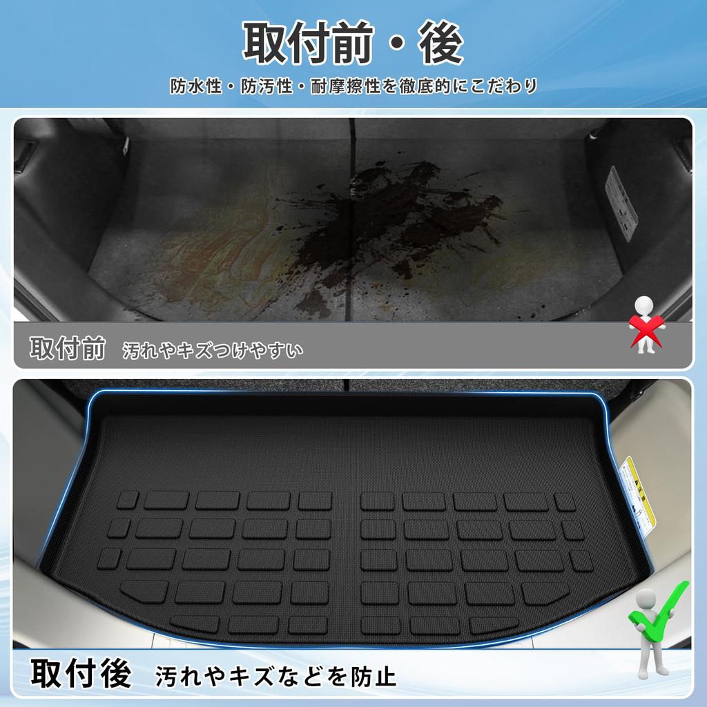 3D XPE AUTO SPEC Honda JF5 JF6 Bagaj Picior Portbagaj Bucurie Mașină Nou Personalizat Bucurie 2023 Impermeabil Original Interior Mașină Set Protector [Covor NOU] Covoraș N-BOX, Covoraș,