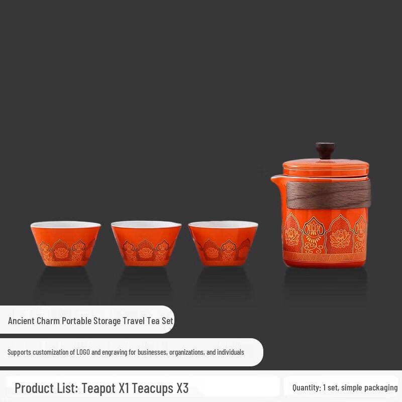 Youluo Portable Ceramic Travel Tea Set