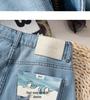 Summer Light Blue Flare Pants - Comfortable Stretch Slimming Denim Long Pants 532