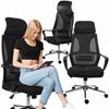 Black Swivel Office Chair Ergonomic Modern Desk Chair