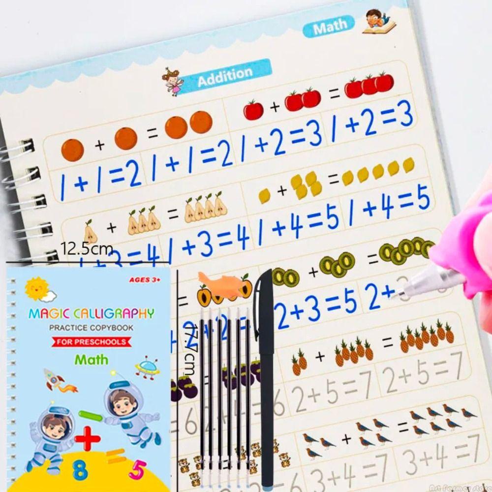 Automatic Fading Pens Reusable Writing Book Children's Exercise Book Enlightment