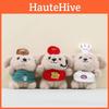 Toy Plush Chef Puppy Plush Keychain Bag Pendant Plush Doll Childrens Day Gift