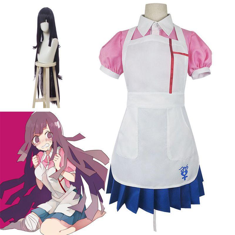 Anime Danganronpa Mikan Tsumiki Halloween Party Costume Suit