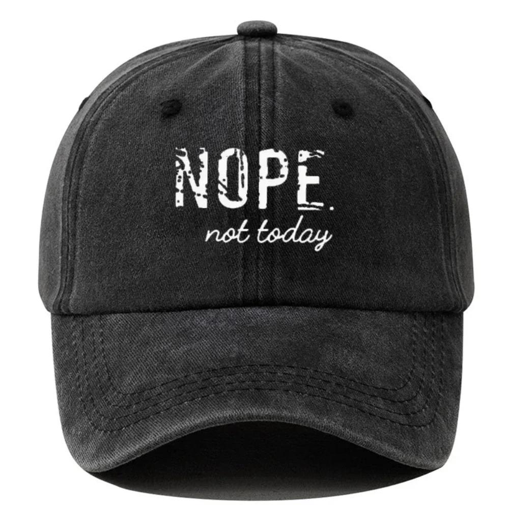 Vintage letter printed baseball caps for men and women for daily leisure, commuting, sports, and sun protection