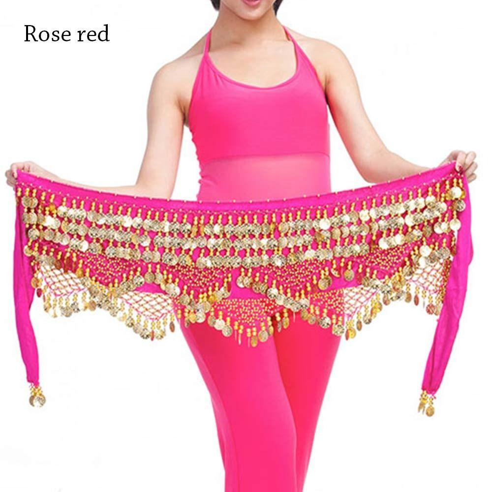 For Thailand/India/Arab Tassels Sequins Belly Dance Belt Waist Chain Hip Scarf Dancer Skirt