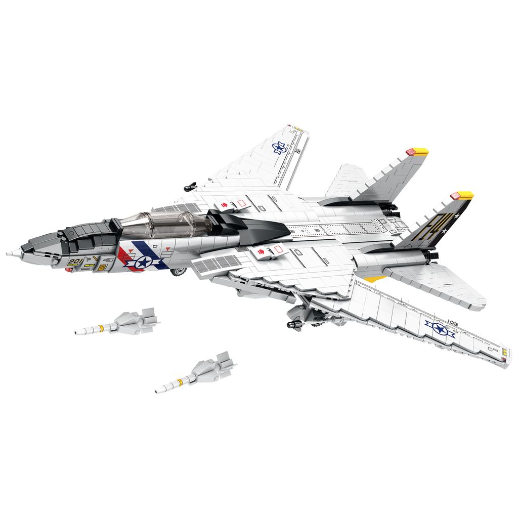 Non-Toxic Sembo Block Armed Fighter Jet Assemblage Building Blocks Kits Moc Military Stealth Aircraft Model Bricks Toy For Christmas Gifts