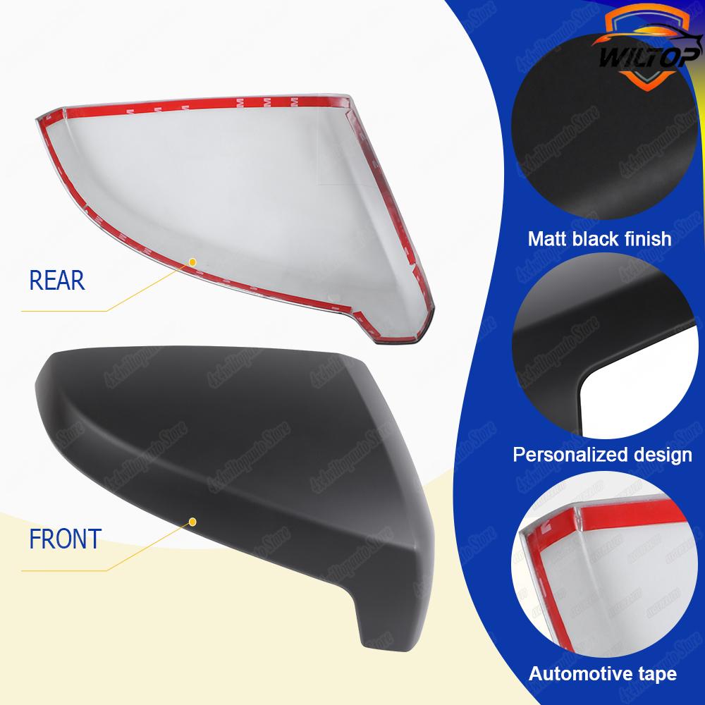 Speildeksler for ISUZU D-MAX V-Cross DL40 AT33/35 2025 2025 Sidespeildeksler ABS Matt Svart Bil Eksteriør Tilbehør