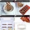 CooTooLa® 8-Piece Silicone Pastry Brush & Dropper Set – Reusable Brown Baking Tools for Chocolate/Cake/Ice Molds