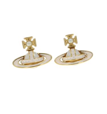 Náušnice SIMONETTA Bath Relief Brass [Vivienne Westwood] Dámské 62010267/02R769 [Položka]