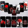Japan Samurai Mask Case for Samsung M55 M35 M15 A02 A05S A05 A06 A15 A12 A13 A10 A16 A20 A22 A24 A25 A30 A31 A32 A33 A35 A42 A50