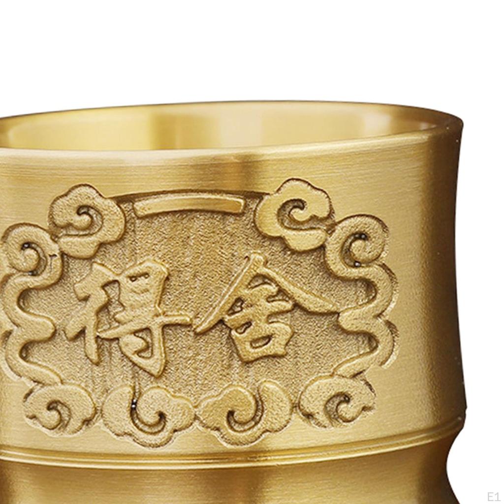 Traditional Brass Cup Handcrafted Collection Engraved Ornament Drinking Personal Teacup for