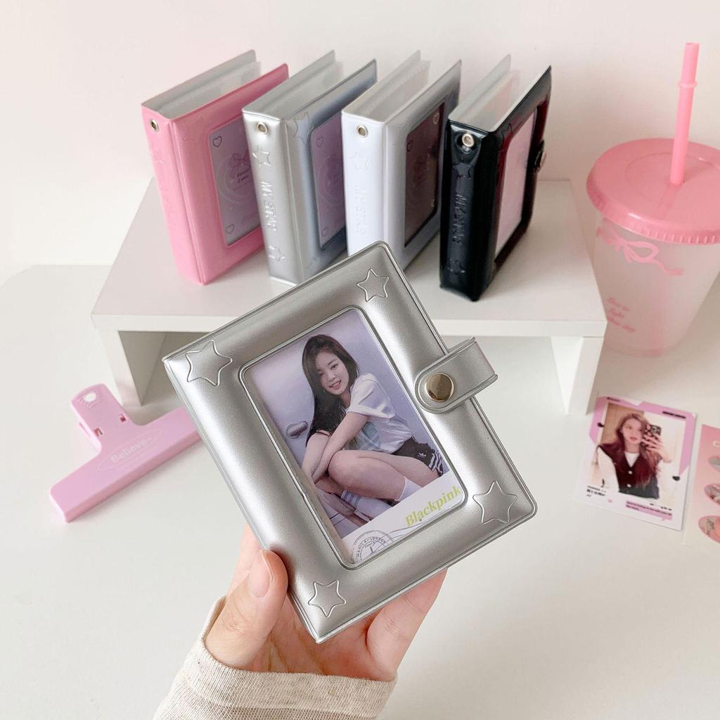 Compact High-Value One-Grid Photo Album for Instant Camera Pictures and Star-Chasing Cards