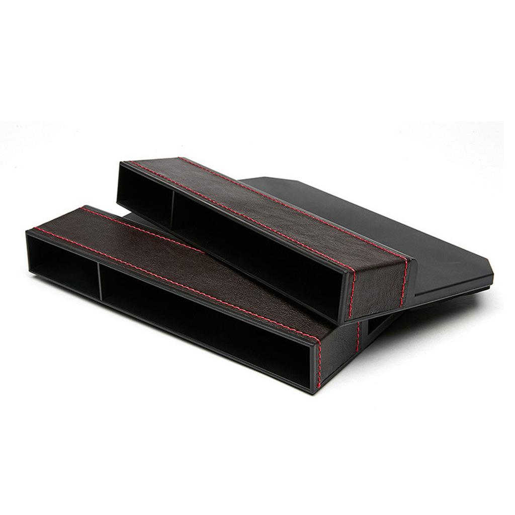 Car Seat Crevice Storage Box Seat Gap Slit Pocket Catcher Organizer Universal Car Seat Organizer Card Phone Key Holder Pocket
