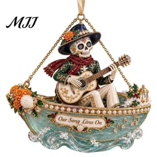 Vnitřní bytové doplňky Ozdoba na Den mrtvých, Mexická květinová kostra Závěsná dekorace, Akrylové Potřeby pro oslavu Festivalu Dia De Los Muertos