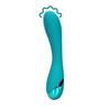 Loveline - Smooth Silicone Bunny Vibrator - Teal Blue