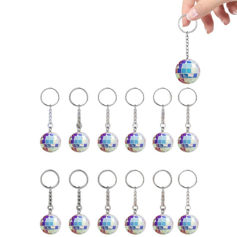 1Pc Ball Pendant Keyrings Party Favors Mini Spheres Keychains