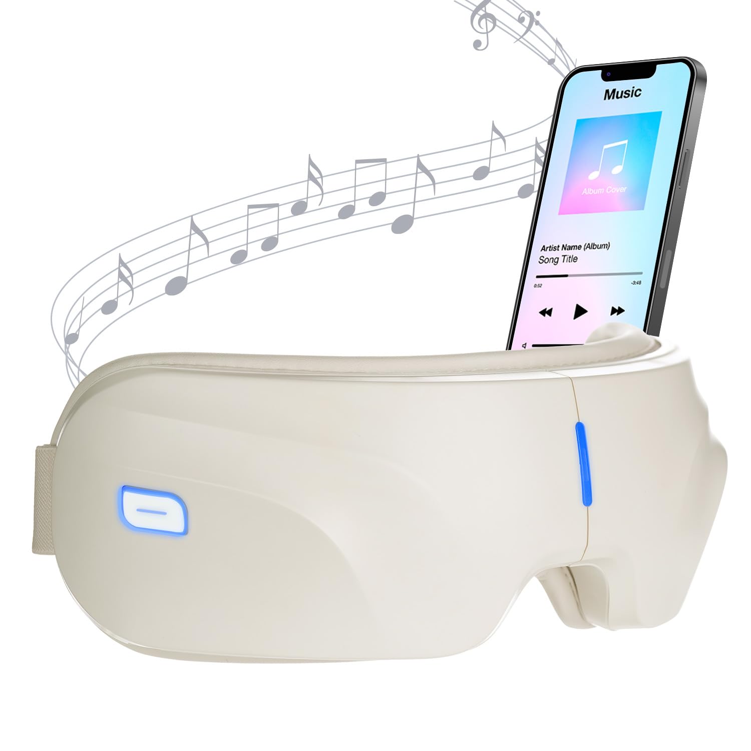 

HuBDIC Eye маска для глаз для ухода за глазами и Особенности давление воздуха и графеновый нагрев для и расслабляющего глаза и она имеет успокаивающее автоматическое и является