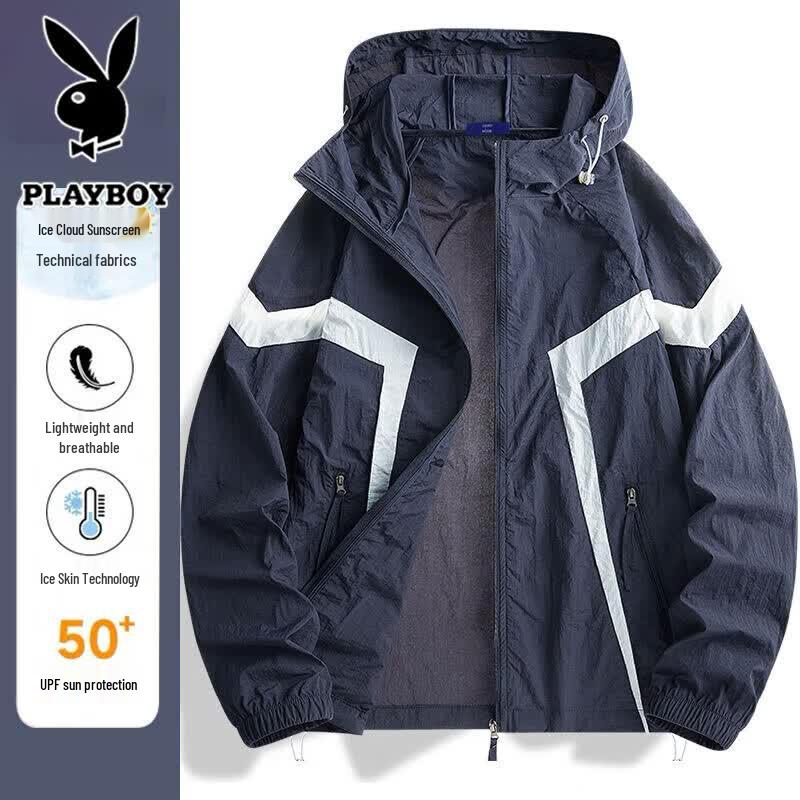 

PLAYBOY Men s Lightweight Hooded Sun Protection Jacket 2XL