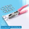 1.5/3/6mm Hole Puncher Portable Single Hole Punch Paper Material Scrapbooking Handheld Metal Craft Office Binding Tool Supplies