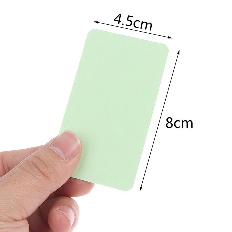 100Pcs 4.5*8Cm Blank Card For Business Cards For Message And Book Name