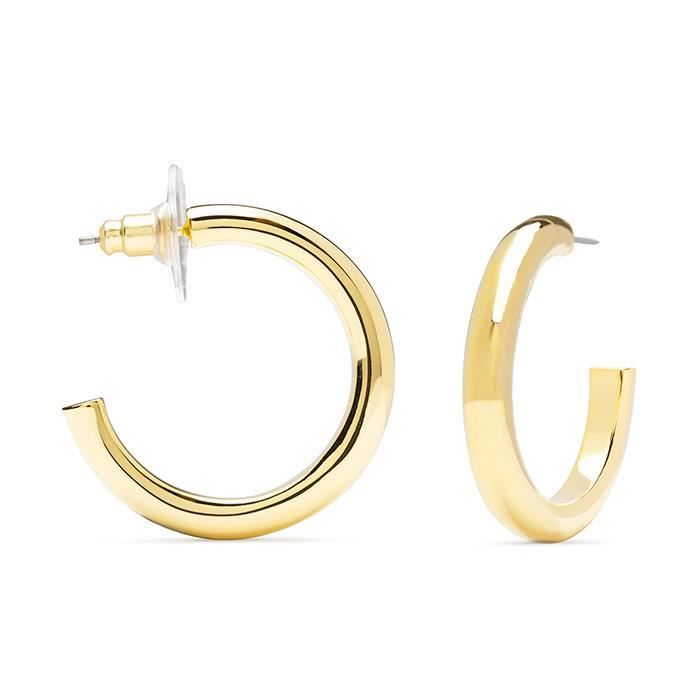 Boucles D'oreilles - LUXENTER - Dumiso - Alliage Plaqué or Jaune 18 Carats - Fermoir Papillon - Métal