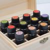12/25 Compartments Wood Colour Essential Oil Box Fashion Pine Wood Storage Case Essential Oil Display Wooden Case Storage Boxes