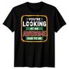 Du schaust auf ein Dab To Be Fatherhood Herren T-Shirt Erwartender Papa