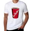 Tim Hortons Cup Tshirt Simple Line Art Print Tee