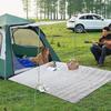Camping Mat Foam Foil Blanket Aluminum Insulation Foam Foil Mat Sleeping Pad Thermal Outdoor Tent Footprint Reflecting Heat