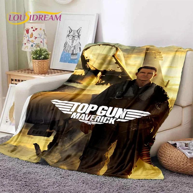 Top Gun Schild Tom Cruise Kampfjet Weiche Flanelldecken, Überwurfdecke Bequeme Decke für Picknick Betten Sofa Haus Schlafzimmer Geschenke
