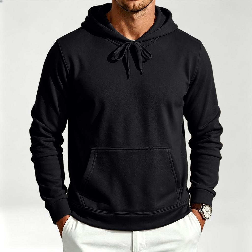 Herren Kapuzenpullover Langarm Lässiger Pullover Sweatshirt für den Alltag