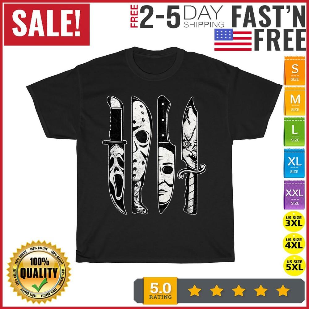 Scary Horror Movies Halloween Costume Vintage T Shirt Men Women Fashion NEW 2023