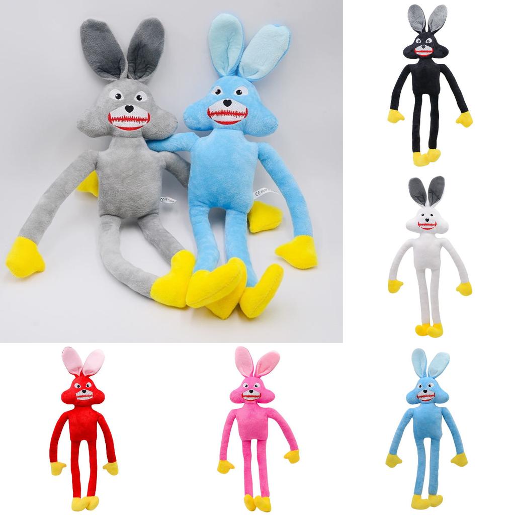 Poppy Playtime Bunny Plush Toy Soft Cushion Pillow Plushie Room Decor Kids Gifts