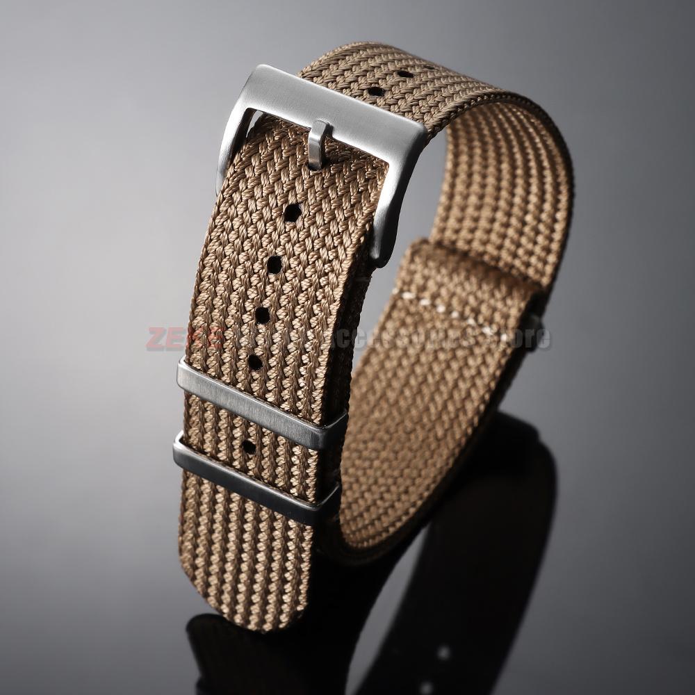 18/20/22mm Retro Woven Military Nylon Fabric Watch Strap for Omega for Citizen for Seiko Band One Piece Army Universal Bracelet