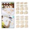 48x Mini Fairy Doors and Window DIY Blank Fairy Door Fairy House Kit Unpainted