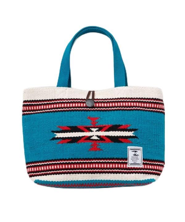 

IPSP6201 [Chaihane] Ortega Print Mini Tote Bag TURQUOISE