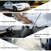 For Dodge Challenger Car Door Seal Strip Rubber Double Layer Sealing Protector Soundproof Seal Dustproof Seal Strip 12PCS