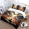 Dove and Cross Design Bedding Set Bedding set (1 duvet cover, 2 pillowcases, duvet not included)